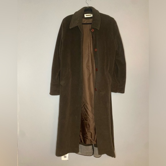 VTG Kristen Blake Studio Collection Oversized Wool Full Length Walking Coat M - Picture 4 of 7